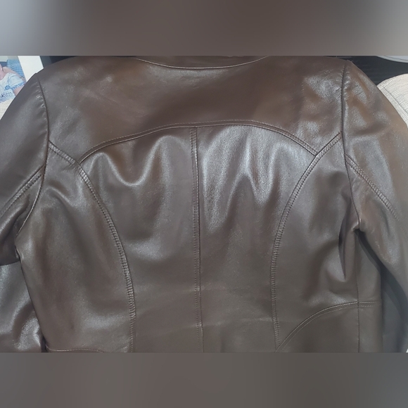 Brown Leather jacket - Picture 4 of 4